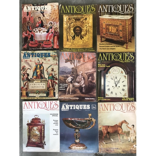 56 - 9x Collectable Vintage 'Antiques' Magazines