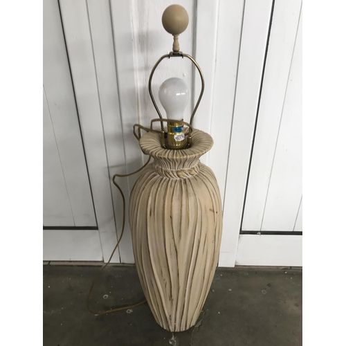 30 - Large Vintage Gypsum Table Lamp (79cm H.) (No Shade)