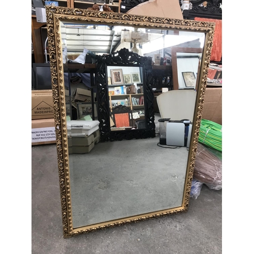 12 - Vintage Highly Ornate Framed Beveled Mirror (58 x 84cm)