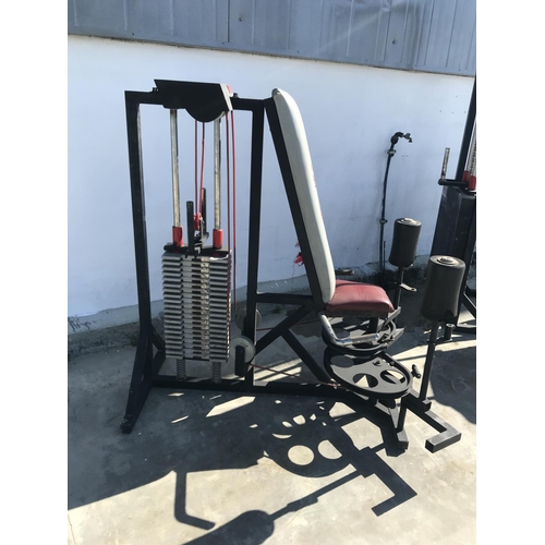 642 - Professional Italian 'Weider Fassi' Αdductor Muscle Exerciser with Weights