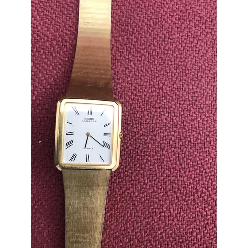 Vintage Seiko Lassale 7750-5059 Ultra Thin Bracelet Watch (Untested)