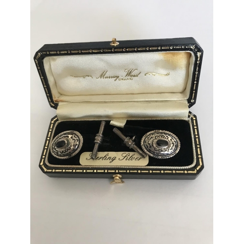 133 - Pair of Vintage Sterling Silver Cufflinks