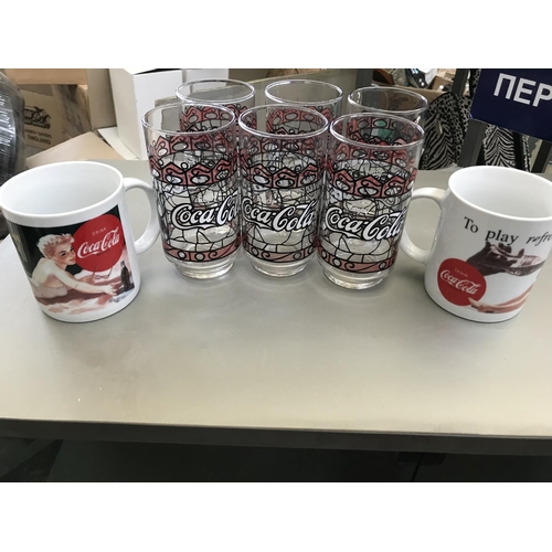144 - Coca-Cola Collectable Glasses and Mugs
