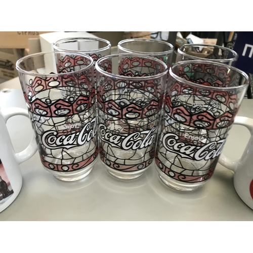 144 - Coca-Cola Collectable Glasses and Mugs