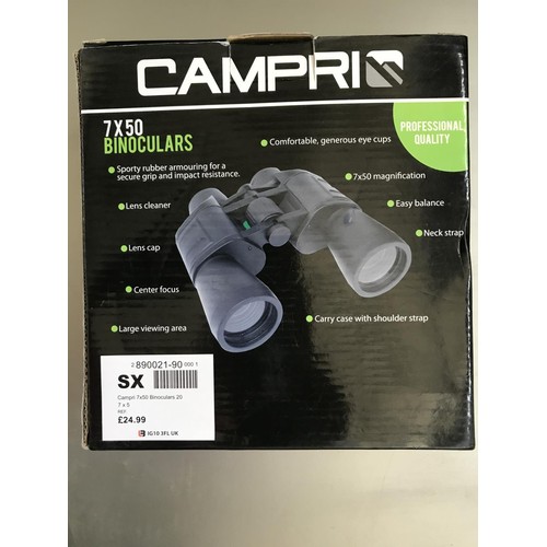 143 - Campri 7 x 50 Binoculars (New, in Box)