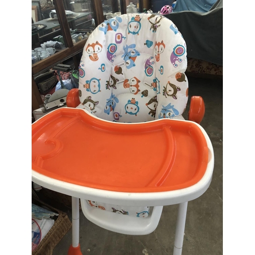 254 - Baby Feeding Highchair Toddlers Table Chair