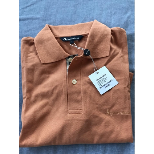 257 - Aquascutum London Dawson Leisure Polo Shirt, Pabrika Colour, Size S Reg. (Unused)