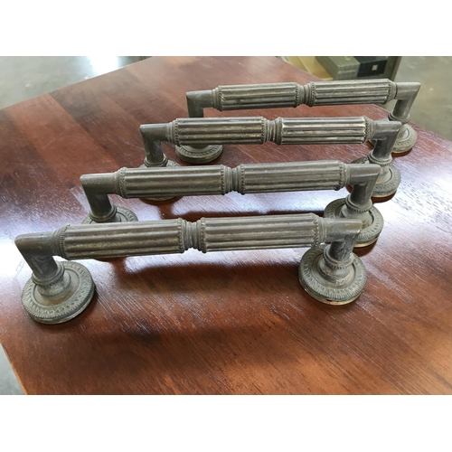 275 - x4 Vintage Bronze Door Handles