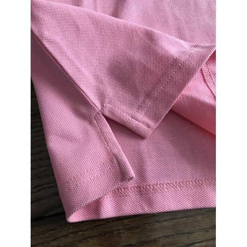 119 - Aquascutum London Ladies Dark Pink Polo Shirt, Size M Reg. (Unused)