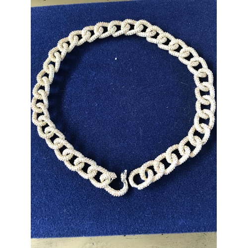 161 - Gold Plated Silver 925 Zirconium Necklace - Taken Back on 29/5/2021