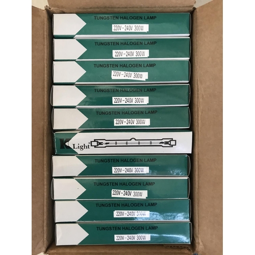 276 - Box of 50 Tungsten Halogen Lamps (New)