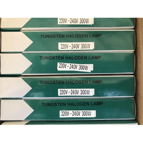 276 - Box of 50 Tungsten Halogen Lamps (New)