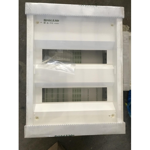 148 - ABB Striebel & John AP 2R IP30 Surface 24-Way Consumer Unit (New, in Box)