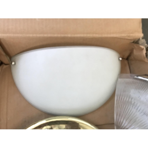 172 - x3 Side Wall/Ceiling Lamp Fitting (New)
