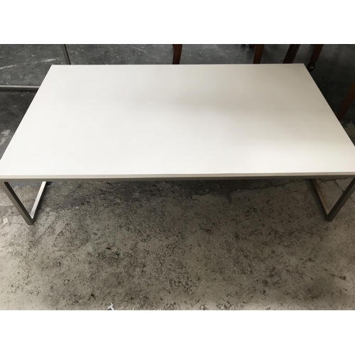 240 - 'Bo Concept' White Coffee Table (103 x 60x 36.5cm H.)