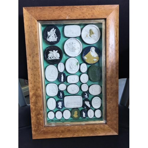 154 - Greek Mythology Plaster Cast Collection Framed (x33 Pcs) (42cm x 29cm) - Taken Back 8/6/21