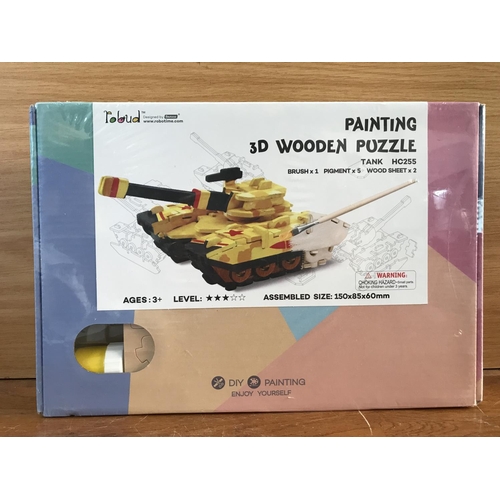 478 - Painting 3D Wooden Puzzle Kit (New, Boxed)