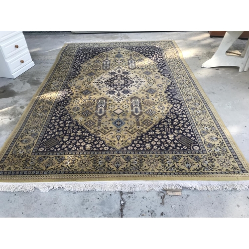 500 - Large Brown Hand Made Carpet (300 x 200cm)