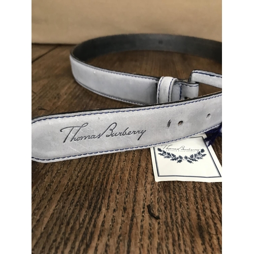 514 - Thomas Burberry Finbar Ladies Leather Belt Size 30