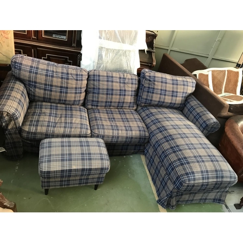 563 - 'Ikea Ektorp' Chaise-Long Corner Sofa Set