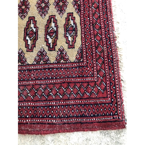 16 - x2 Hand Made Small Persian Carpets (x1 Minor Defect) (89 x 46cm & 78 x 59cm)