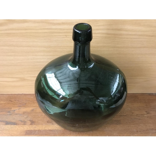 177 - Large Vintage Brown Wine Bottle Marked SB (40cm H.)