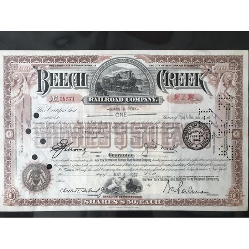 208 - 1957 US Railroad Company Share Certificate - Taken Back on 13/9/2022