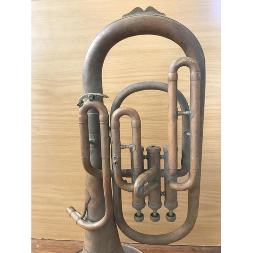 152 - Vintage 'Orsi' Milano Tuba Brass Horn - Taken Back on 26/7/2022