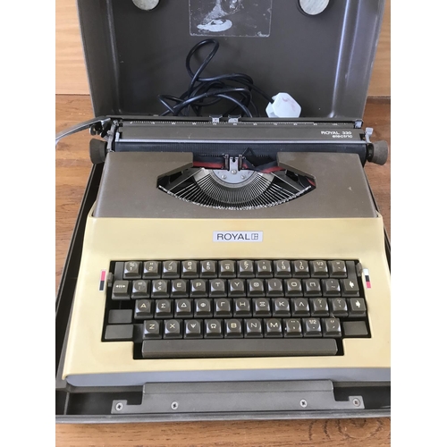 41 - Vintage Royal 330 Electric Typewriter in Original Case