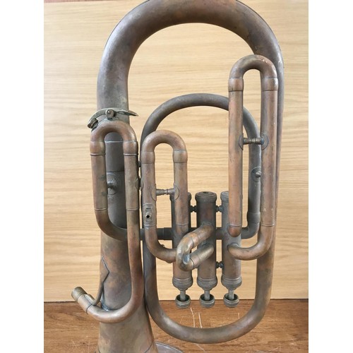 152 - Vintage 'Orsi' Milano Tuba Brass Horn - Taken Back on 26/7/2022