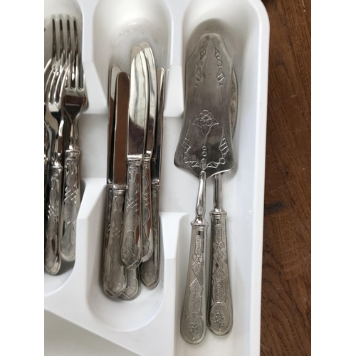 64 - Vintage Silver 800 Dessert Cutlery Set for 6 (22pcs)