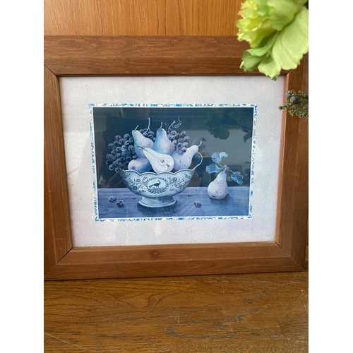 326 - Artificial Boutique Flowers and Kitchen Framed Print - Taken Back on 1/11/2022