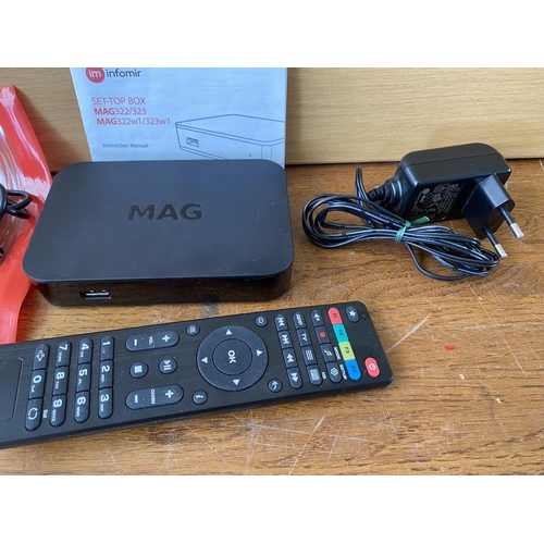 116 - Mag TV Streaming Wi Fi Box with Parrot Minikit Bluetooth