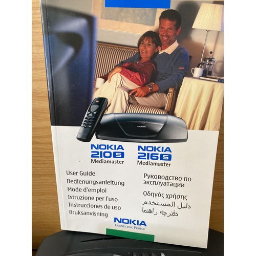 194 - Nokia 210S Mediamaster Satellite Receiver with 3 Televes Wireless Remote Senders