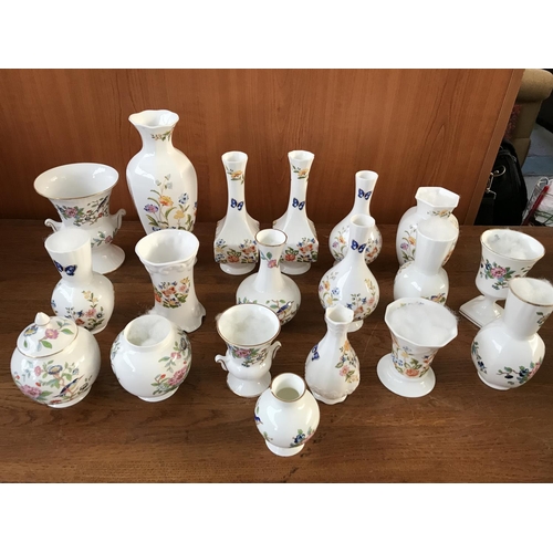 267 - Vintage Ashley Cottage Garden Fine Bone China (19pcs)