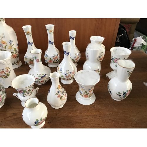 267 - Vintage Ashley Cottage Garden Fine Bone China (19pcs)