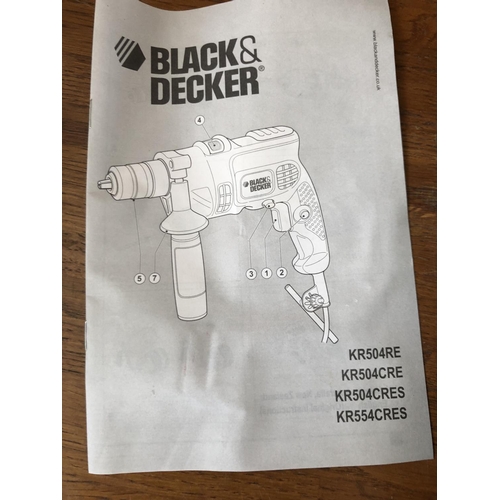 118 - Black & Decker Electric Drill