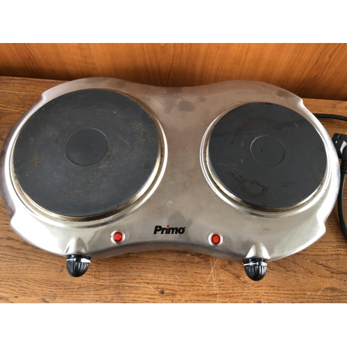 72 - Primo 2-Burner Portable Electric Cooker