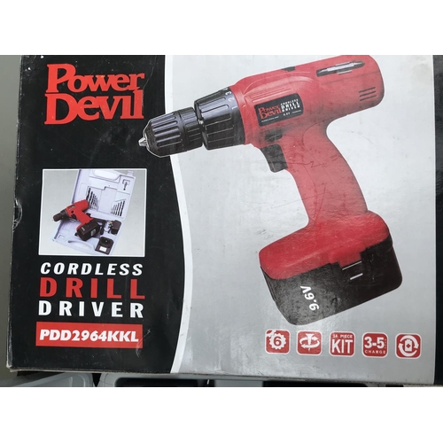 137 - Power Devil 9.6V Cordless Drill (Unused)