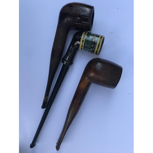 145 - Collection of 5 Vintage Smoking Pipes