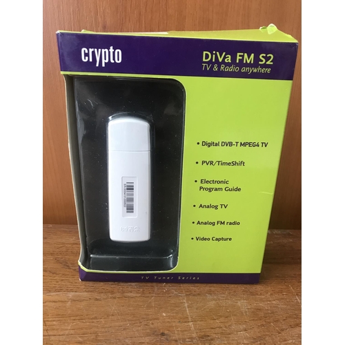 211 - Crypto Diva FM S2 USB Digital Receiver (Unused)