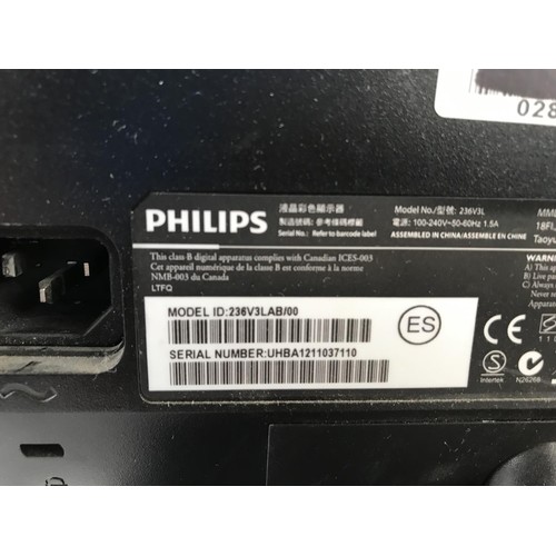 560 - Philips 236V LED Monitor-Code AM7101D