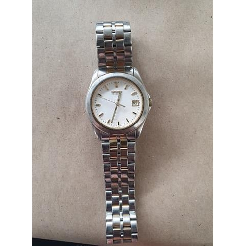 561 - Vintage 'Seiko Two Tone' Wristwatch (Needs Battery)