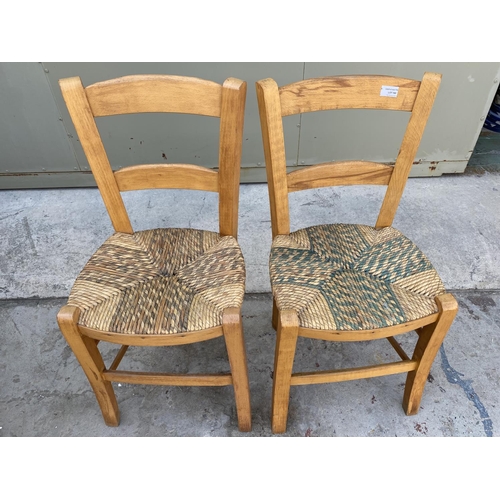 160 - Pair of Vintage Traditional Cyprus Chairs