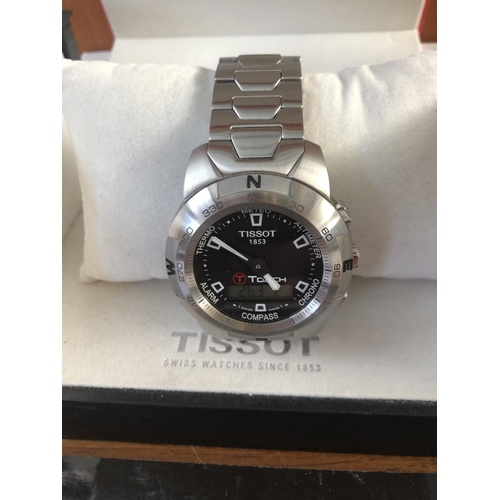 136 - Tissot 1853 T-Touch Titanium Swiss Watch in Box