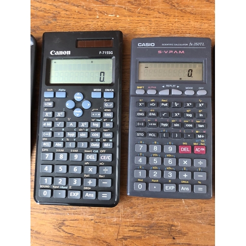 234 - Casio and Canon Scientific Calculators