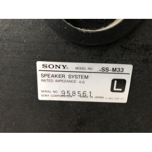 137 - Sony SS-M33 Speaker System