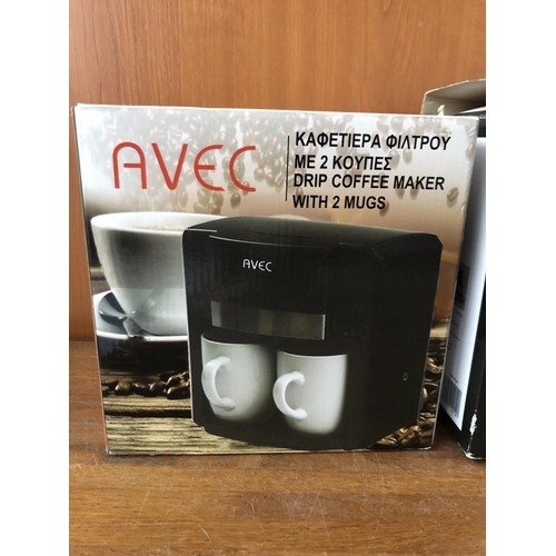 480 - 'Avec' Coffee Maker and 'Fagor' Milk Warmer (Unused)