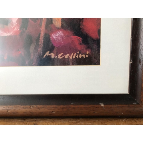 146 - 'Mauro Cellini' Large Artwork Print, Framed (79 x 100cm) - Code N/A