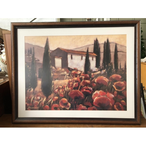 147 - 'Mauro Cellini' Large Artwork Print, Framed (100 x 79cm) - Code N/A